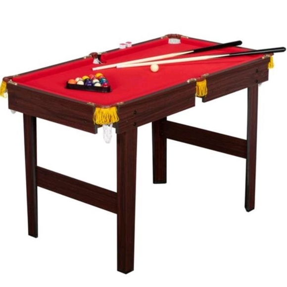 Red Pool Table - Picture 4 of 4